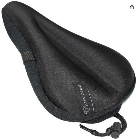 Temple Tape Ultra Gel Bike Seat Cushion - Picture 1 of 6